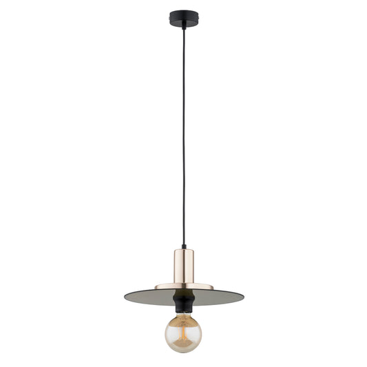 PENDANT LAMP ALFA LETO Black & Gold 1 x E27
