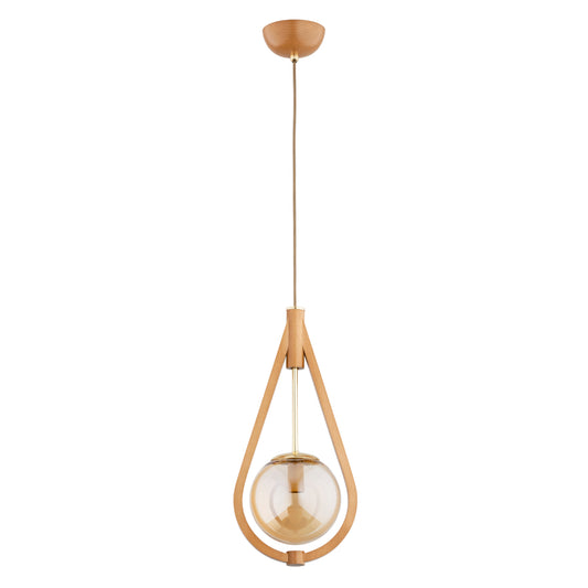 PENDANT LAMP ALFA GOTA  Wooden 1 x E27