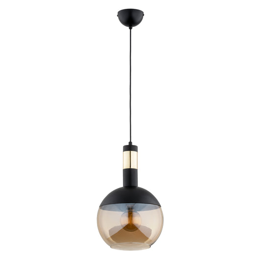 PENDANT LAMP ALFA BOLSO 250 Black & Gold 1 x E27