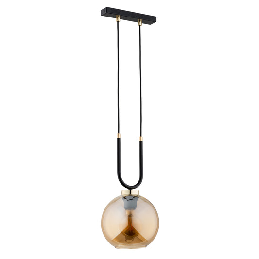 PENDANT LAMP ALFA GEMMA MI x  200 Black & Gold 1 x E27