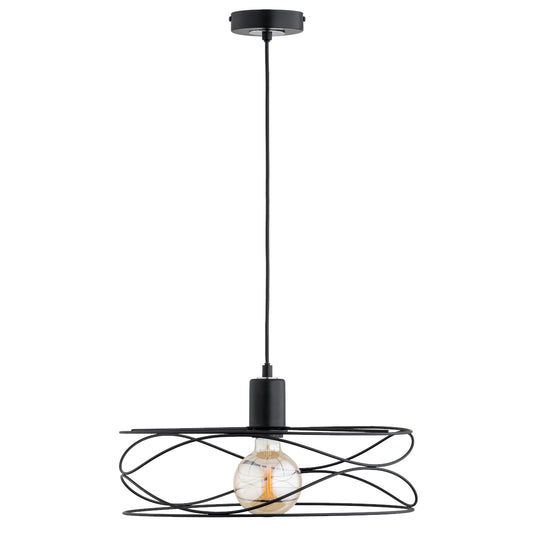 PENDANT LAMP ALFA DIUK Black 1 x E27