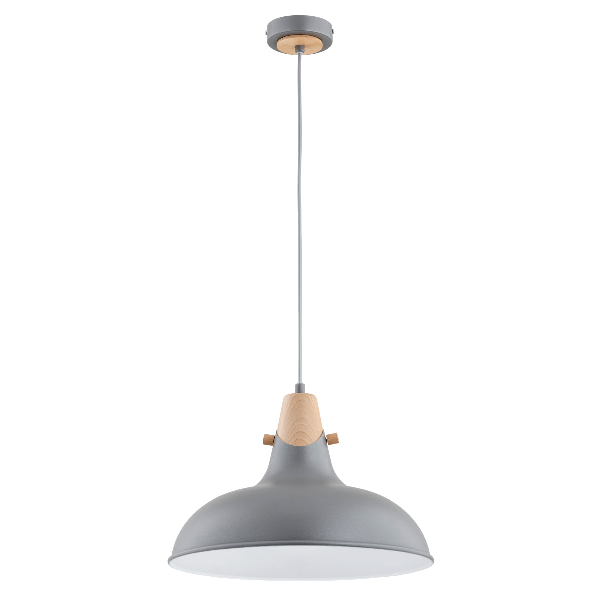 PENDANT LAMP ALFA SOLO Silver 1 x E27