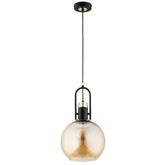 PENDANT LAMP ALFA MOVENA Black & Gold 1 x E27
