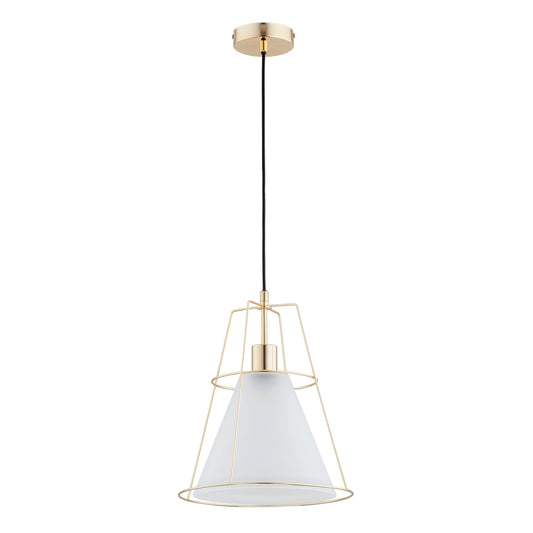 PENDANT LAMP ALFA BOMI GLASS Gold 1 x E27