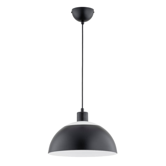 PENDANT LAMP ALFA OKSA Black 1 x E27