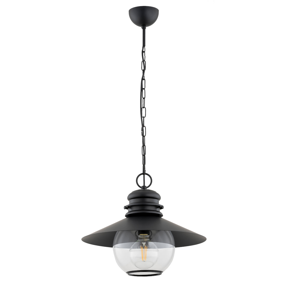PENDANT LAMP ALFA HOLLY Black 1 x E27