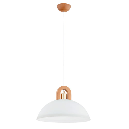 PENDANT LAMP ALFA MIGOT  Wooden & Gold 1 x E27