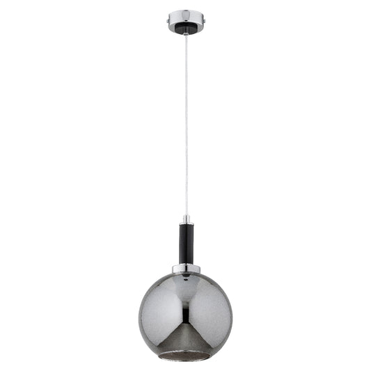 PENDANT LAMP ALFA HETTY Black & Chrome 1 x E27