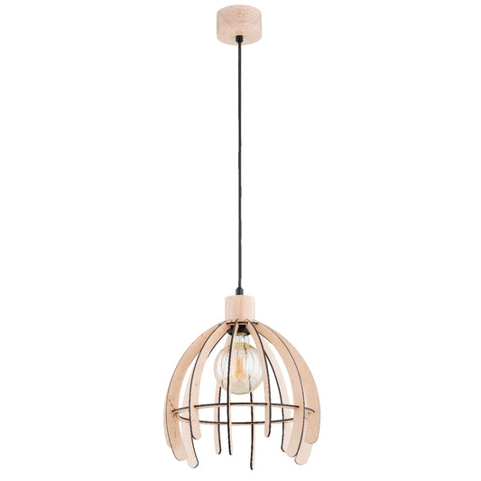 PENDANT LAMP ALFA ISTER  Wooden 1 x E27