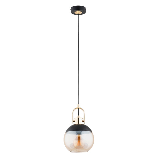 PENDANT LAMP ALFA HILTO Black & Gold 1 x E27