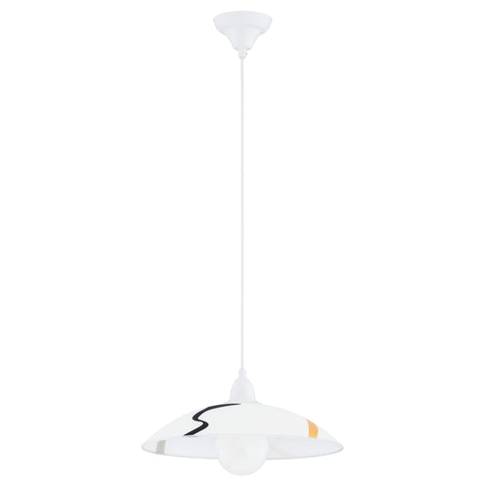 PENDANT LAMP ALFA FLORES White 1 x E27