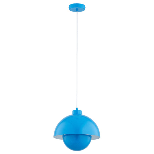 PENDAND LAMP ALFA KUGER Blue 1 x E27