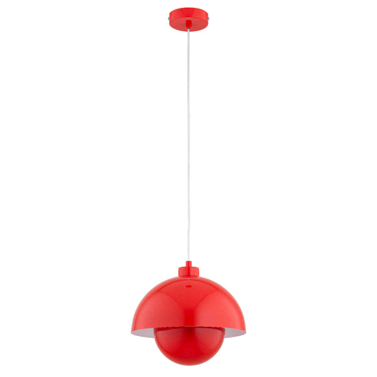 PENDANT LAMP ALFA KUGER Red 1 x E27