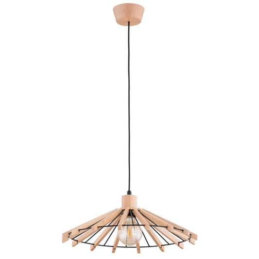 PENDANT LAMP ALFA NATKA  Wooden 1 x E27