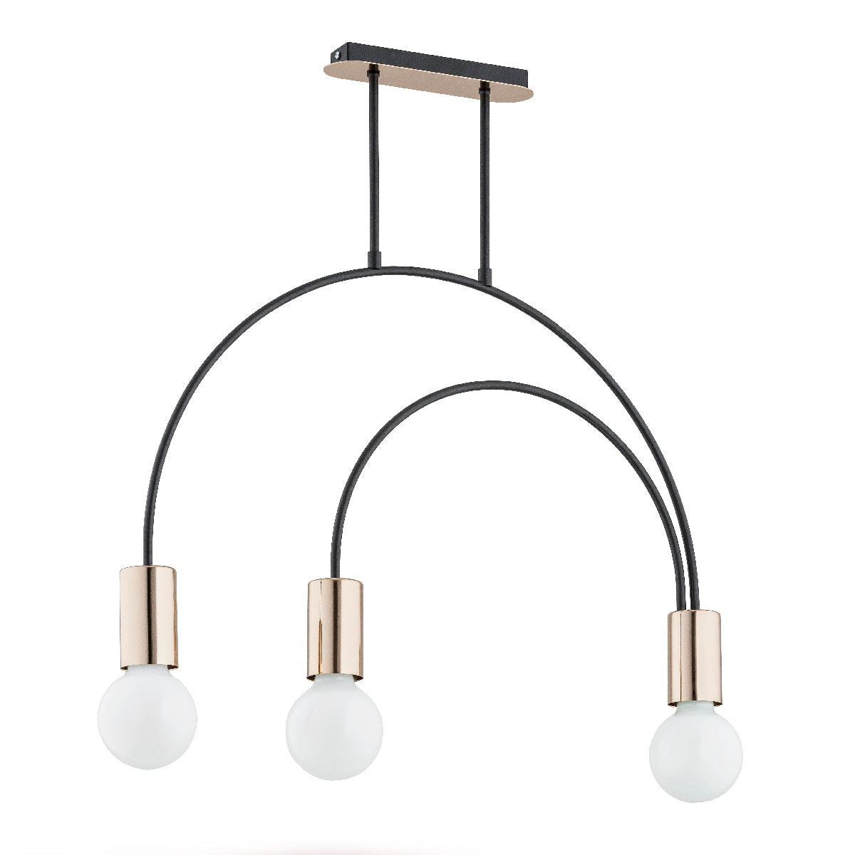 CEILING LAMP ALFA HARRY Black 3 x E27