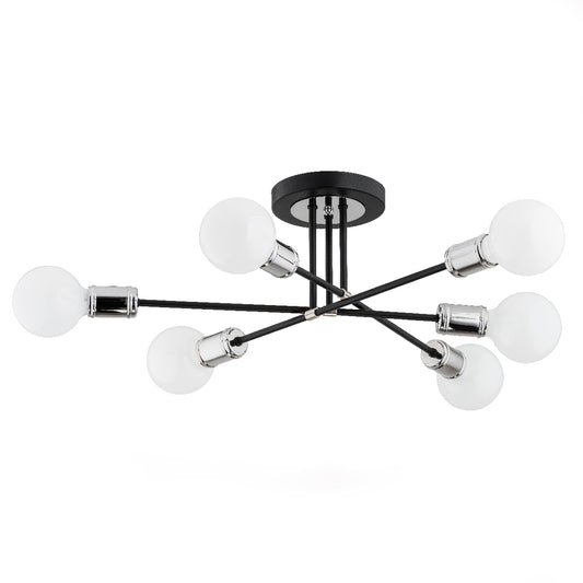 CEILING LAMP ALFA TOLEDO Black 6 x E27