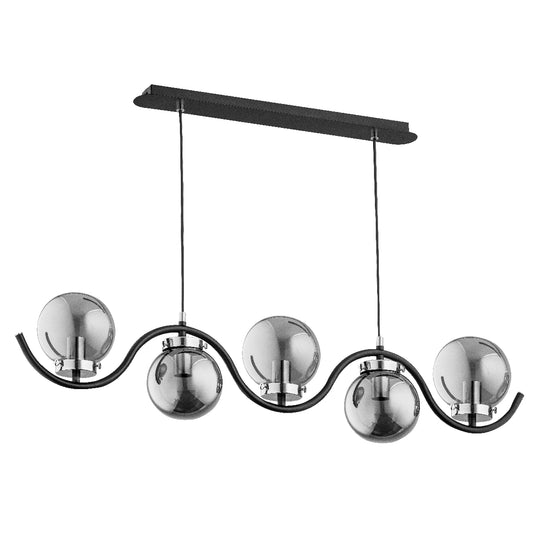 PENDANT LAMP ALFA KORDA Chrome 5 x E14