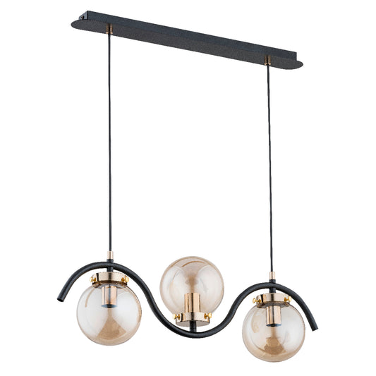 PENDANT LAMP ALFA KORDA Gold 3 x E14