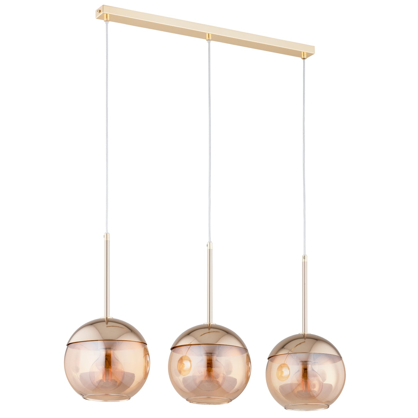 PENDANT LAMP ALFA VOLDA Gold 3 x E27