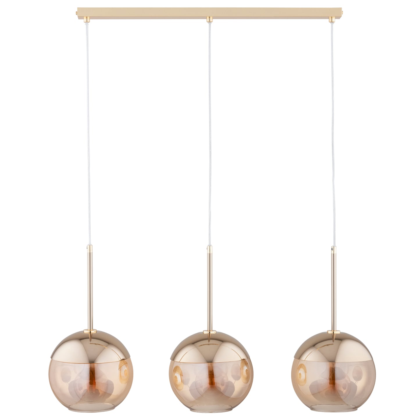 PENDANT LAMP ALFA VOLDA Gold 3 x E27