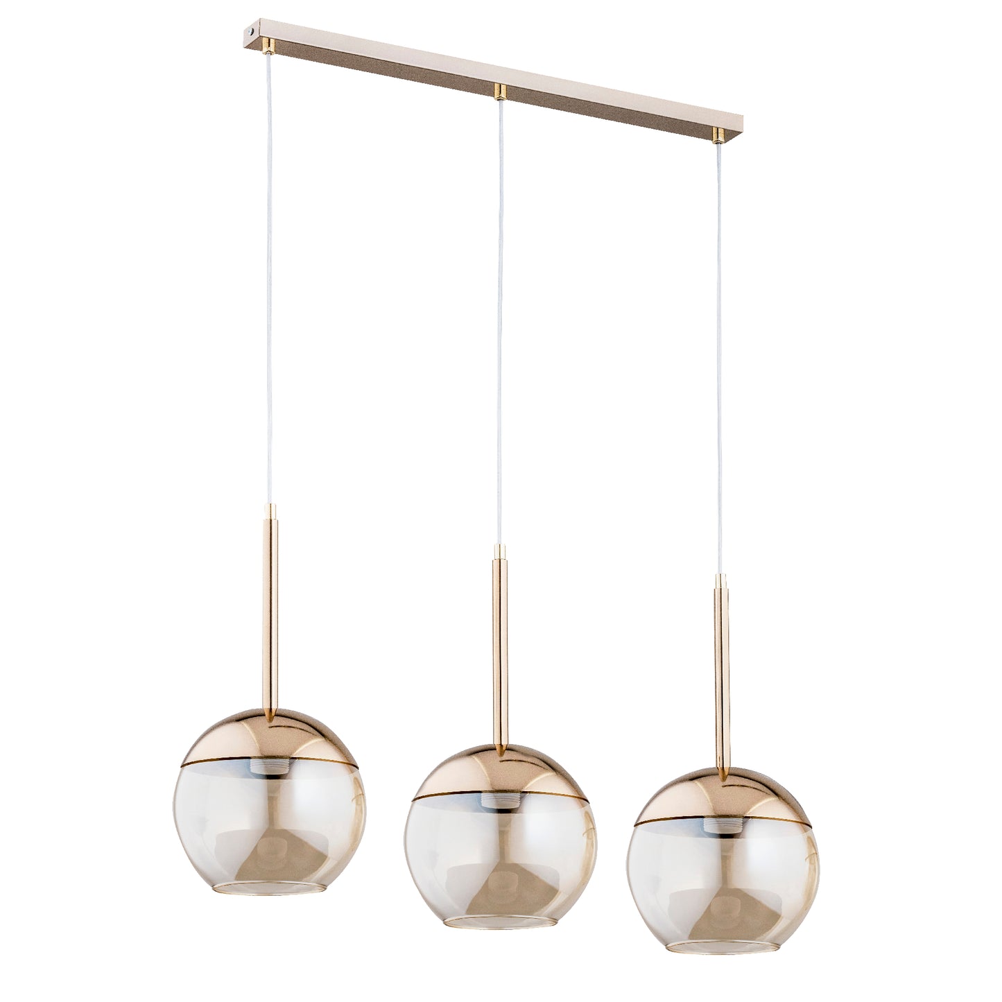 PENDANT LAMP ALFA VOLDA Gold 3 x E27