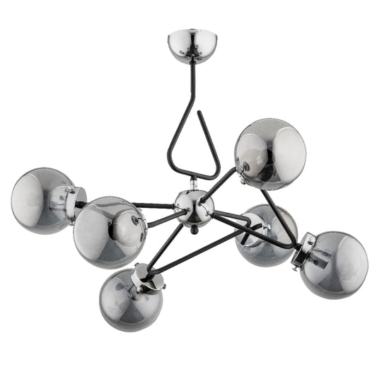 CEILING LAMP ALFA TRYMER Chrome 6 x E14