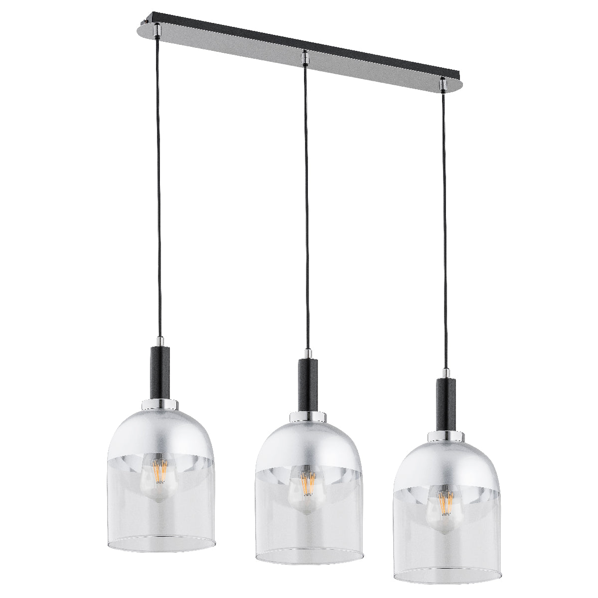PENDANT LAMP ALFA VENTO Silver 3 x E27