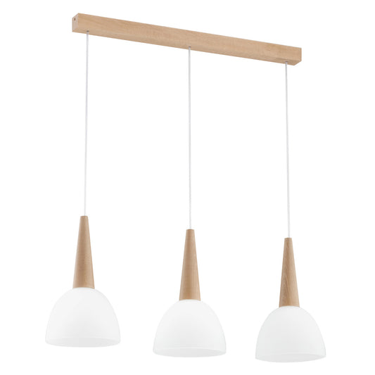 PENDANT LAMP ALFA BERA  Wooden 3 x E27
