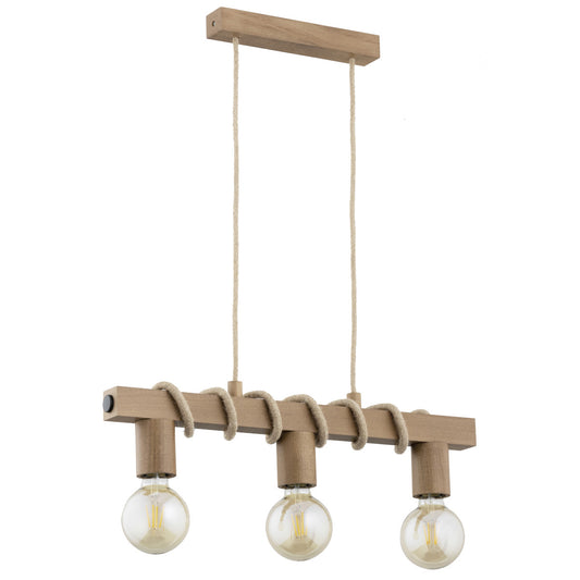 PENDANT LAMP ALFA KALIPSO RUSTIKAL  Wooden 3 x E27