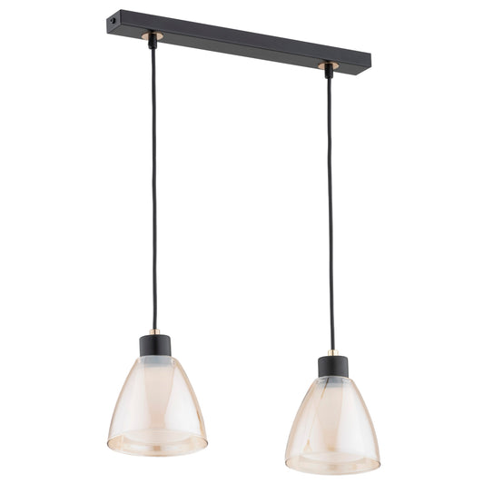 PENDANT LAMP ALFA ANION Black 2 x E27