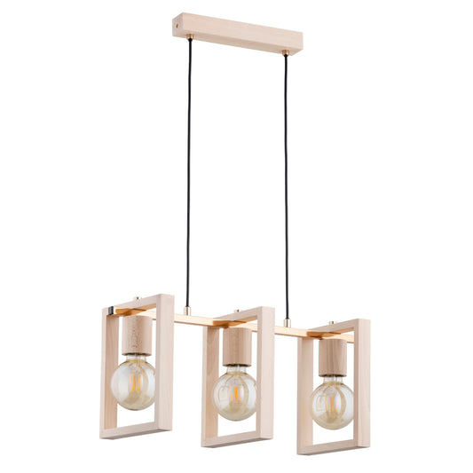 PENDANT LAMP ALFA MILLA  Wooden 3 x E27
