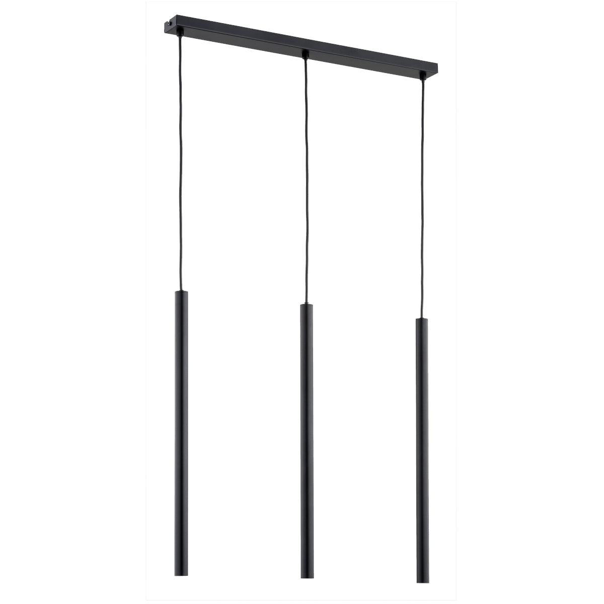 PENDANT LAMP ALFA COLLET Black 3 x G9 LED