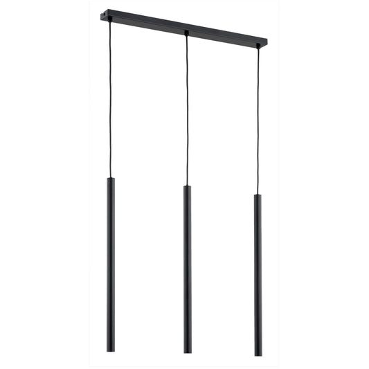 PENDANT LAMP ALFA COLLET Black 3 x G9 LED