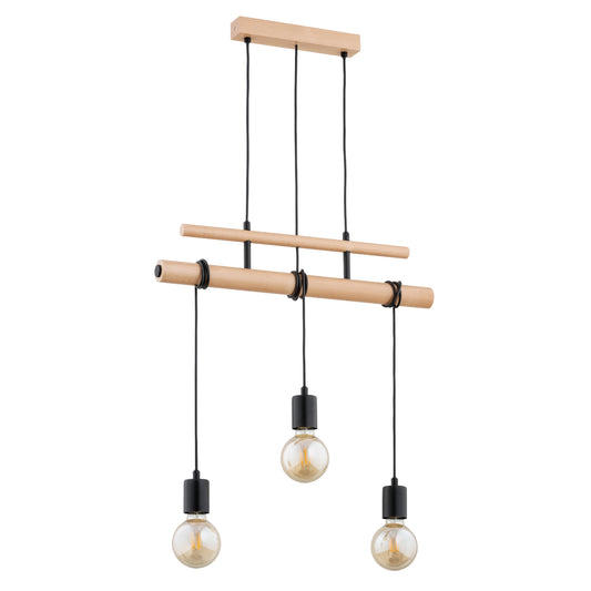 PENDANT LAMP ALFA GENTO PRO  Wooden 3 x E27