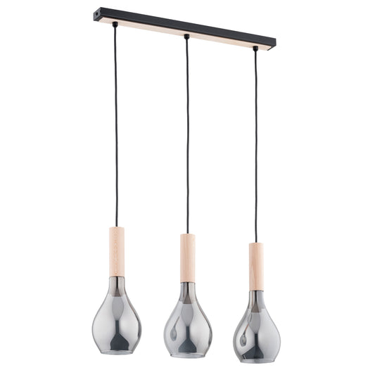 PENDANT LAMP ALFA KATRIN  Wooden 3 x E14