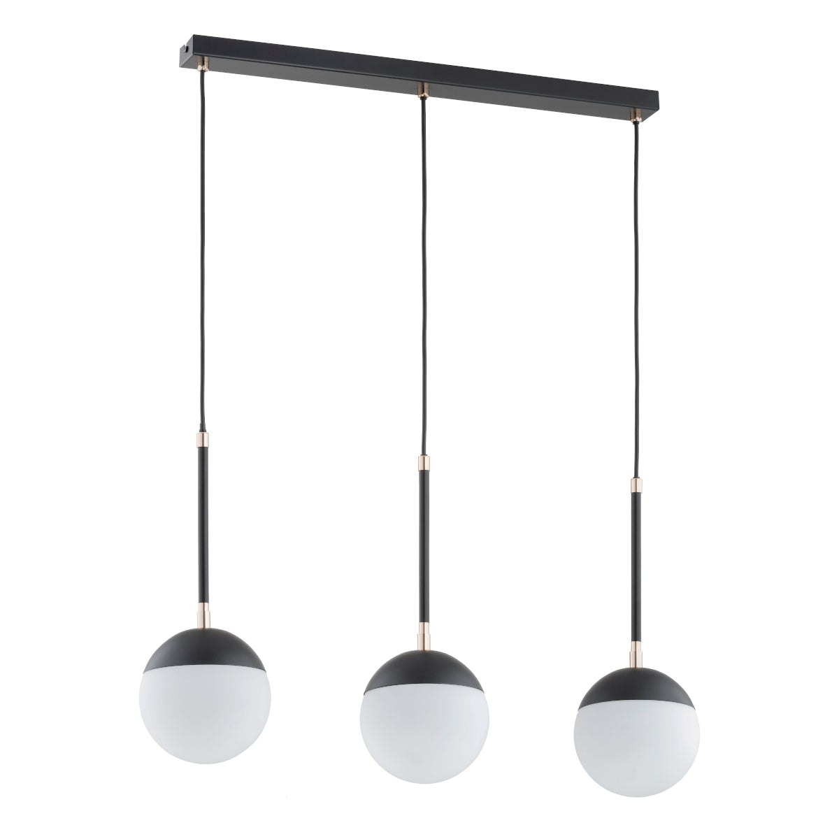 PENDANT LAMP ALFA VOLDA RE x  Black & White 3 x E14