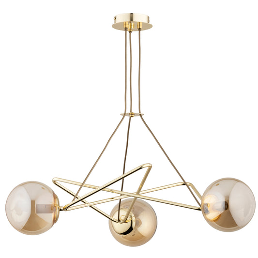 CEILING LAMP ALFA TRISTAN Gold 3 x E14