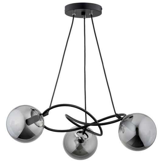 CEILING LAMP ALFA VELTA Black 3 x E14