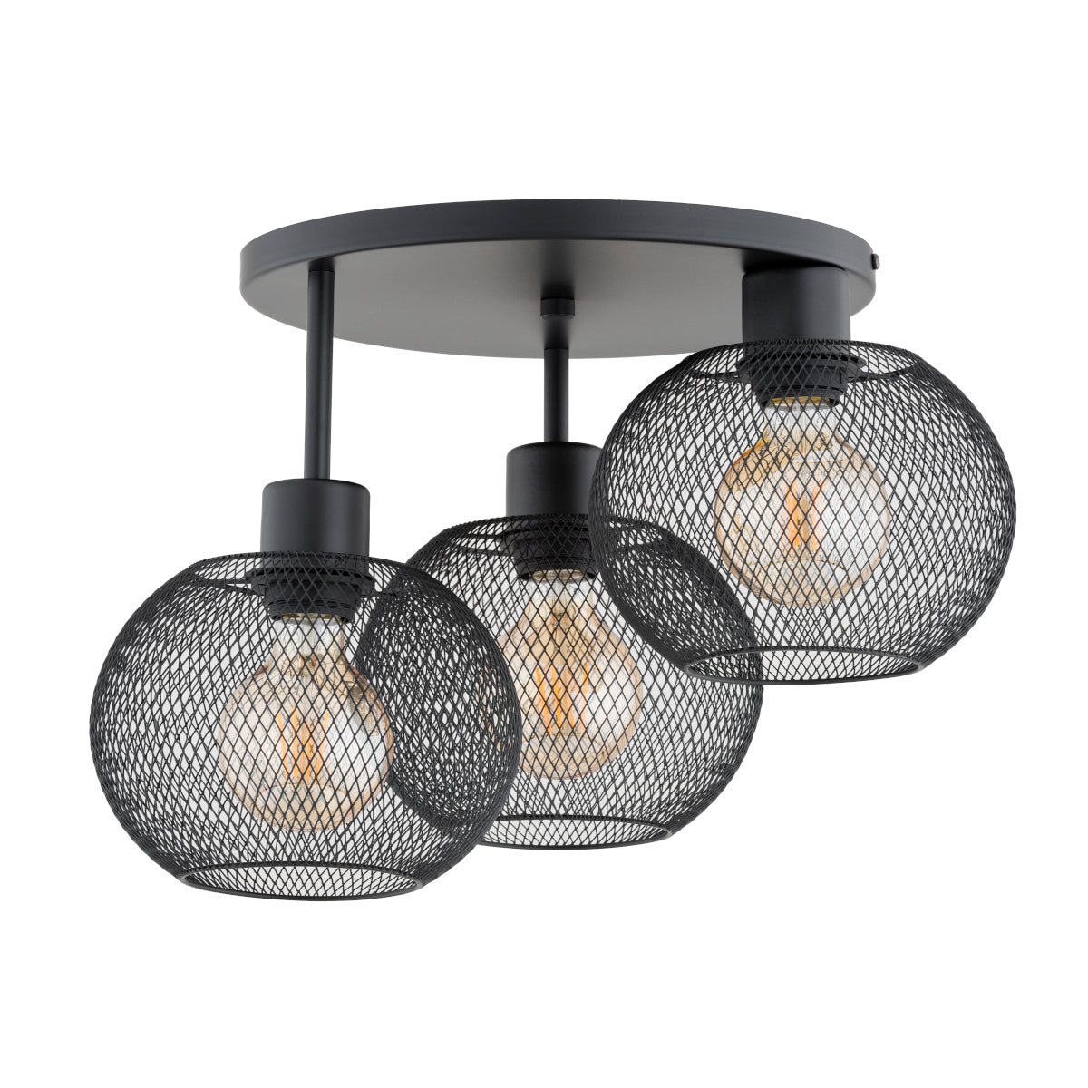 CEILING LAMP ALFA KERSO Black 3 x E27