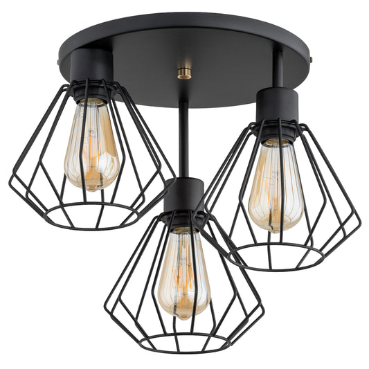 CEILING LAMP ALFA TUET MI x  Black 3 x E27