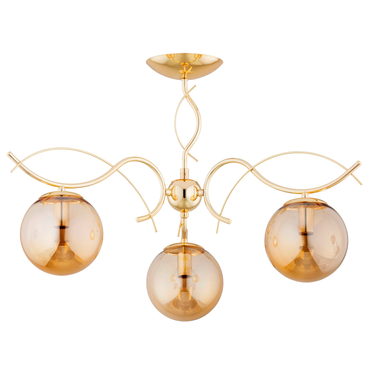 CEILING LAMP ALFA PANDA Gold 3 x E14