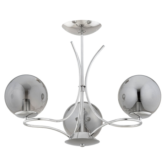 CEILING LAMP ALFA SENTIA Chrome 3 x E14