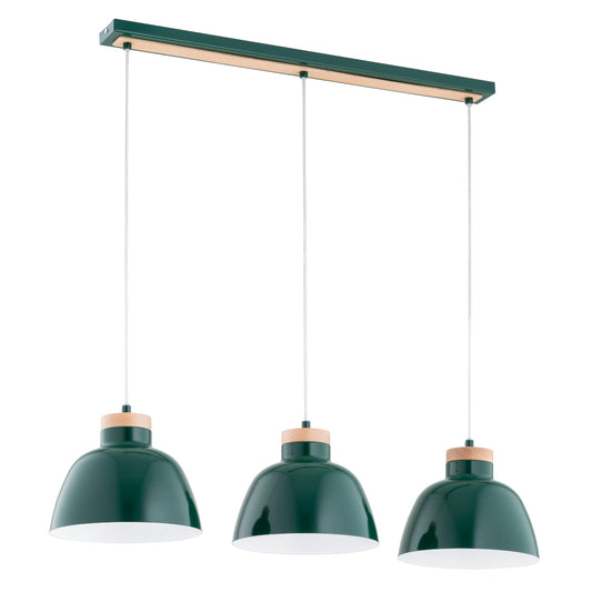 PENDANT LAMP ALFA LORIEN Green 3 x E27