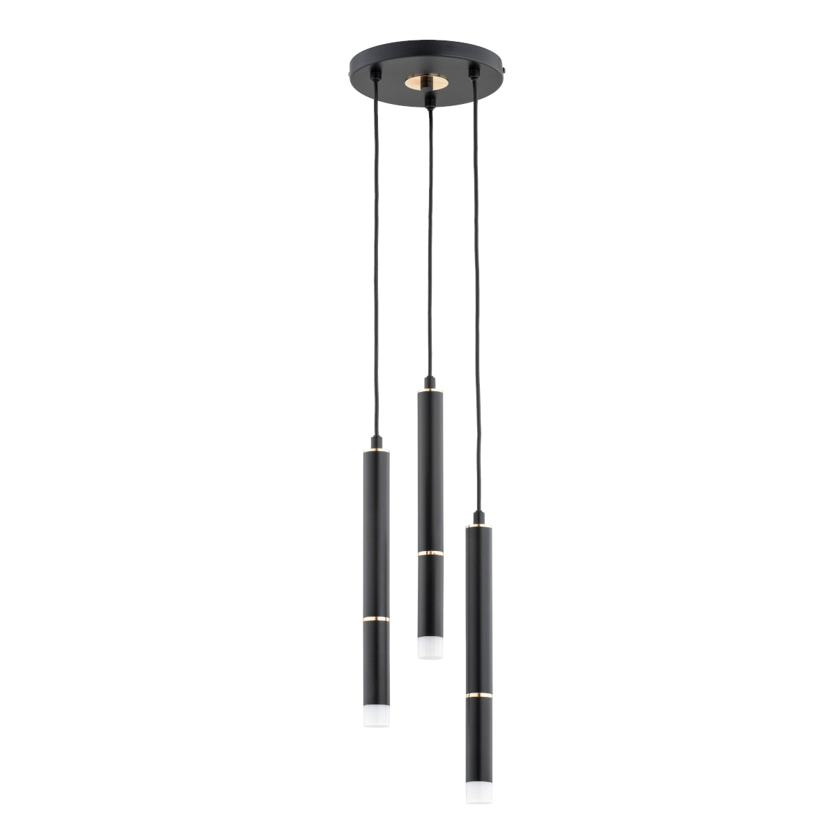 PENDANT LAMP ALFA DERSO Black & Gold 3 x G9