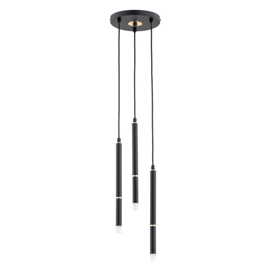 PENDANT LAMP ALFA DESTO Black & Gold 3 x G9