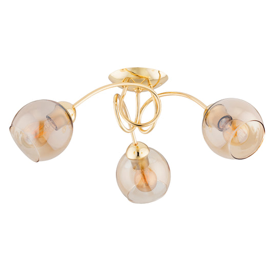 CEILING LAMP ALFA TEVI Gold 3 x E27