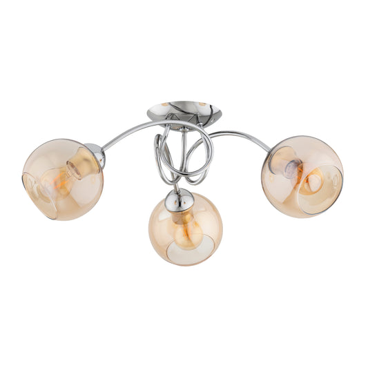 CEILING LAMP ALFA TEVI Chrome 3 x E27