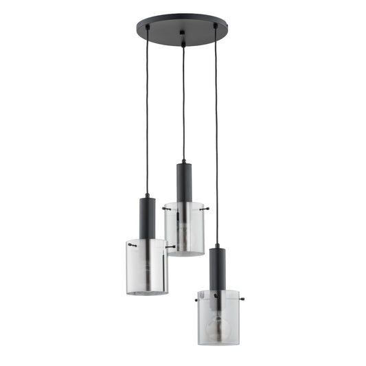 PENDANT LAMP ALFA CELIA Black 3 x E27