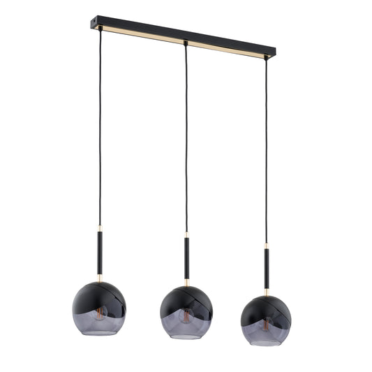 PENDANT LAMP ALFA MILTONA Black 3 x E27