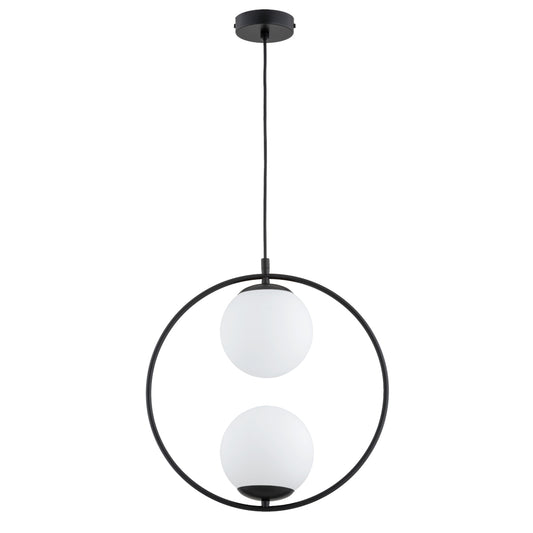 PENDANT LAMP ALFA ADINO Black 2 x E14